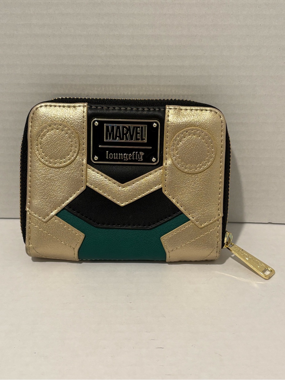 Loungefly Marvel Loki Classic Cosplay zip-around wallet